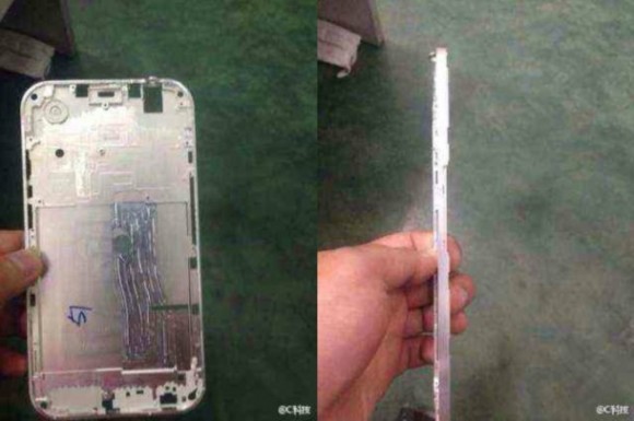 iPhone 6の金属パネル写真が流出。画面大型化を裏付ける情報か
