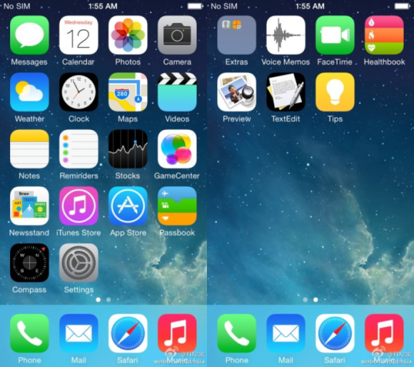 iOS 8の画面デザインはiOS 7を踏襲か