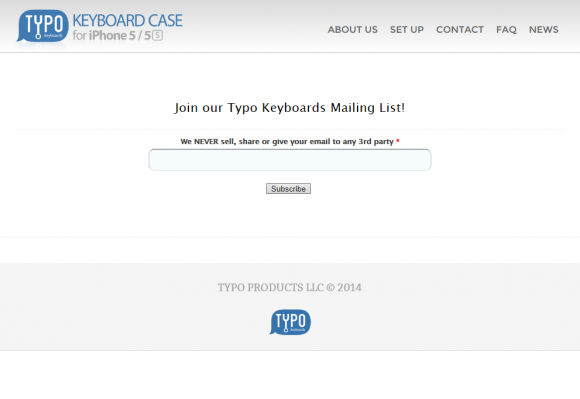 typokeyboard homepage