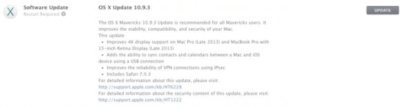 OS X Mavericks 10.9.3