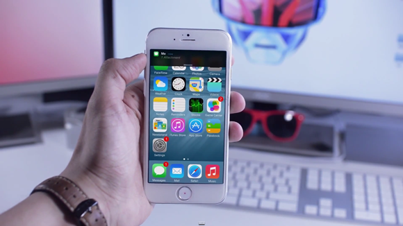 iOS8の動作するiPhone6