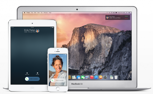 iOSとOS Xの連携