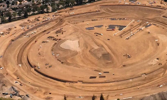 アップルの新社屋、スペースシップキャンパスの最新空撮動画を公開