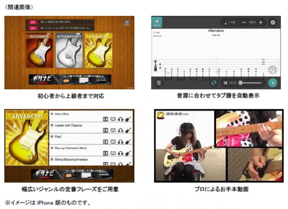 ギター　iPhoneアプリ
