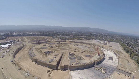 アップルの新社屋、スペースシップキャンパスの最新空撮動画を公開