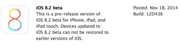 iOS8.2 beta