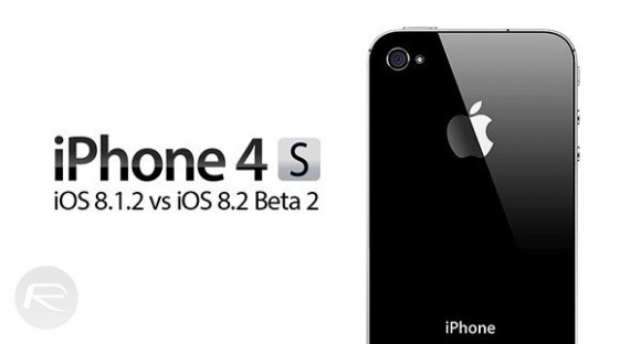 iPhone4s　iOS8.2