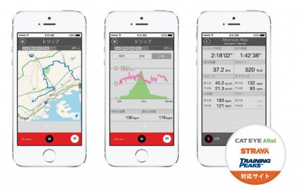 Iphoneで自転車走行ログを記録 ストラーダスマート Iphone Mania