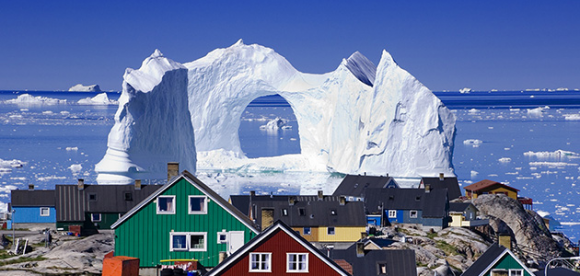 グリーンランド　氷河 googleマップ