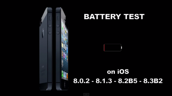iOS8シリーズのバッテリー持続時間を比較した動画