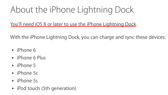 iPhone6/6 Plus iPhone Lightning Dock