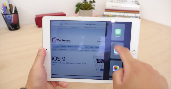 iOS9 マルチタスク iPad Air2