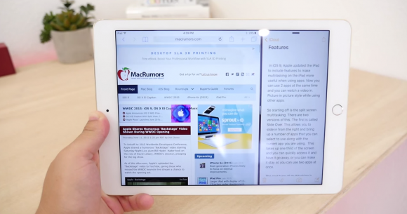 iOS9 マルチタスク iPad Air2