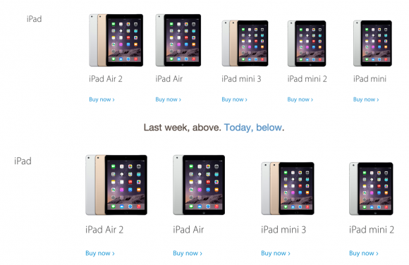 Apple Online Store　iPad