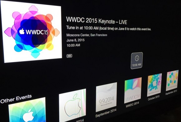 wwdc2015　Apple TV　ストリーミングチャンネル