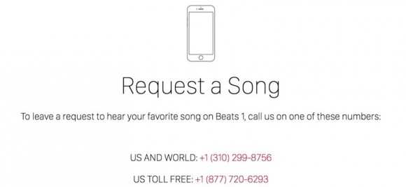 Apple Beats1　電話リクエスト