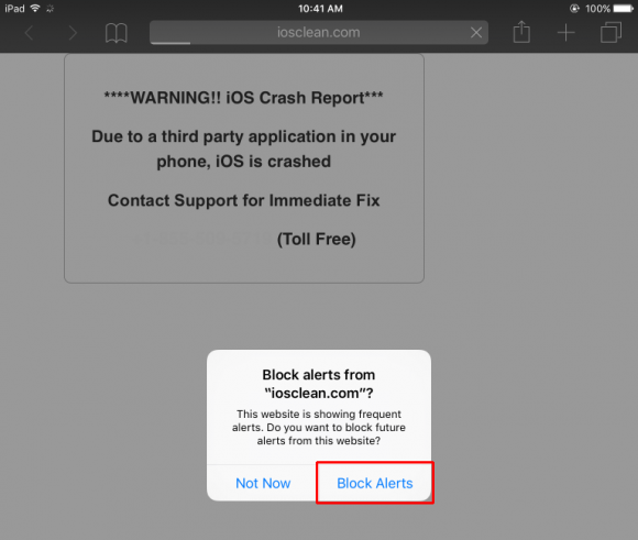 iOS9 Public Beta Safari Block Alerts