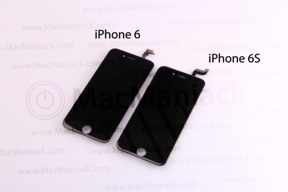 iPhone6sとiPhone6のディスプレイ比較