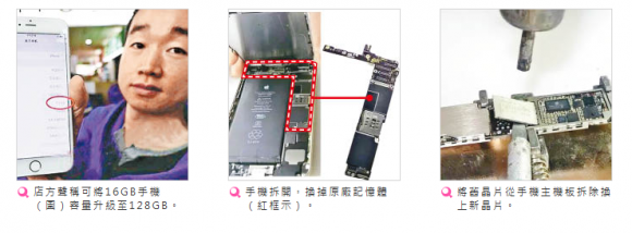 iphone6s ハードディスク　改造