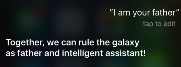 スター ウォーズ フォースの覚醒 にちなんだsiriの返答がギークすぎる 日本語では Iphone Mania