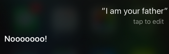 スター ウォーズ フォースの覚醒 にちなんだsiriの返答がギークすぎる 日本語では Iphone Mania