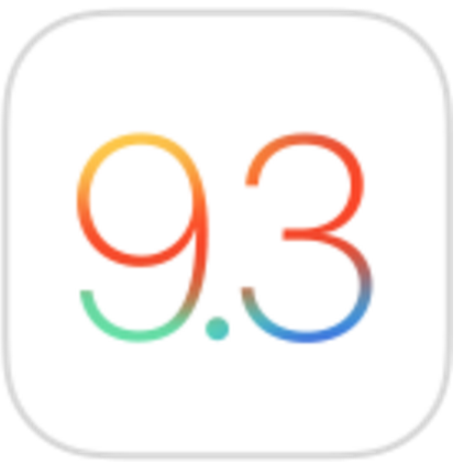 iOS9.3ロゴ