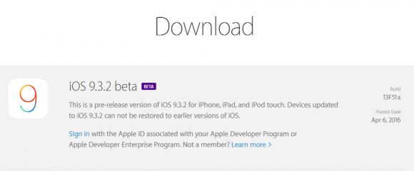 iOS9.3.2beta