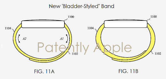 Apple Watch バンド自動調整　特許