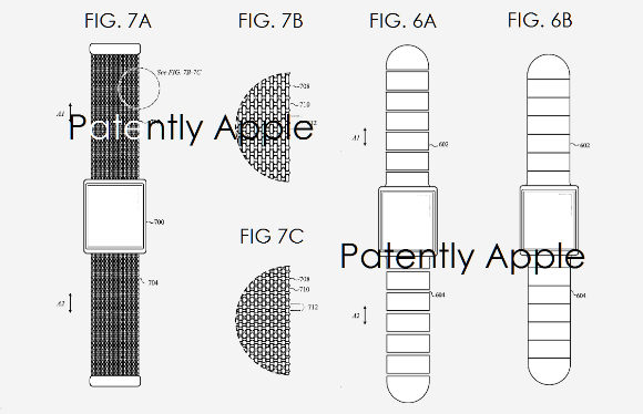 Apple Watch バンド自動調整　特許