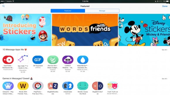 iMessage App Store