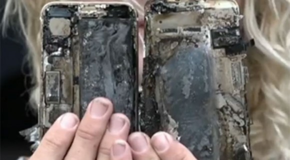 iPhone7 発火