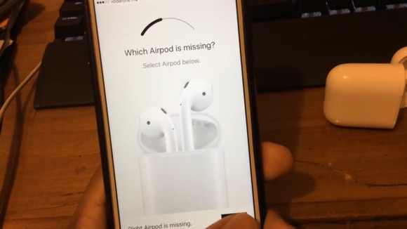 Finder for AirPods