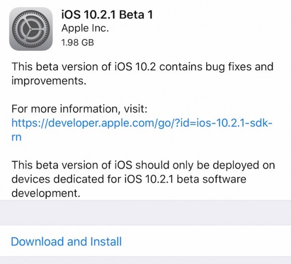 iOS 10.2.1 beta1