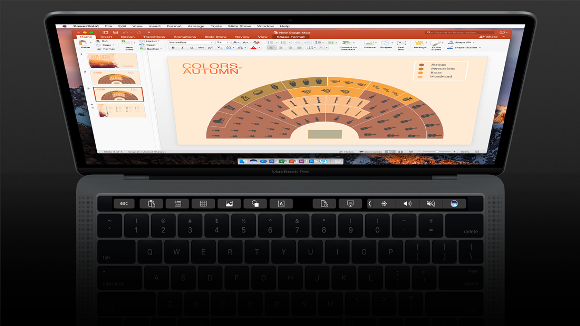 PowerPoint Touch Bar