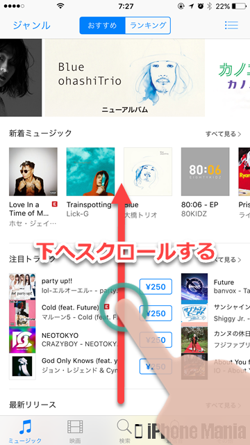 iPhoneの説明書 iTunes Pass