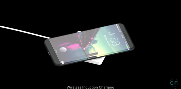 iphone8 コンセプトイメージ　ワイヤレス充電