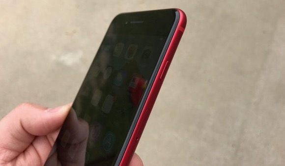 iPhone7 RED ブラック フロントパネル 交換