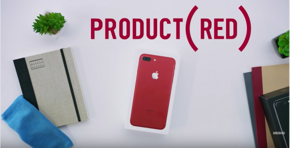 red iphone unboxing
