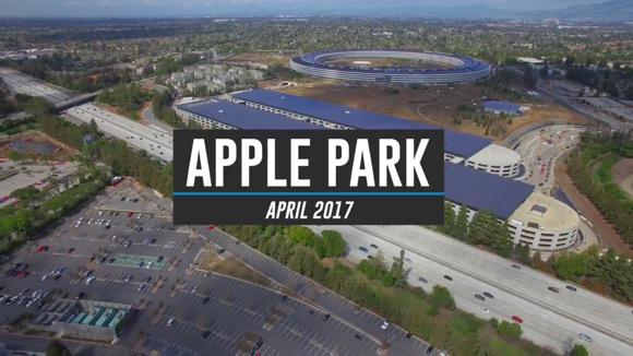Apple Park　空撮動画　2017年4月