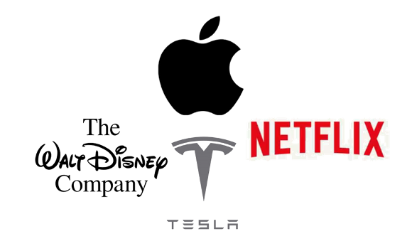 Apple 買収 Disney Tesla Netflix