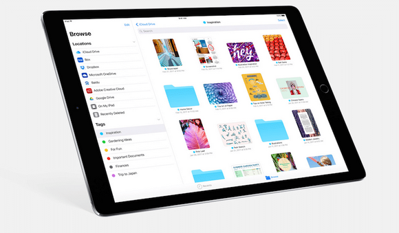 iOS-11 iPad Files