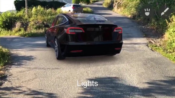ARKit Tesla Model 3