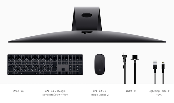 iMac Pro 同梱物