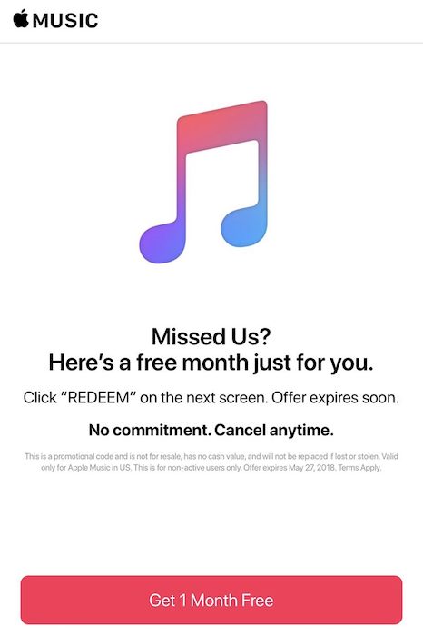 Apple Music キャンペーン