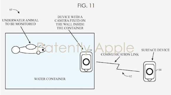 Apple 水中　通信　特許