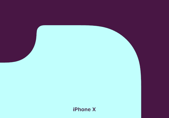 iPhone X ノッチ デザイン Medium