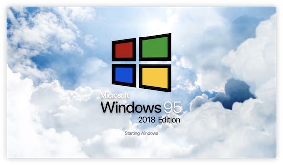 Windows 95 2018 Edition