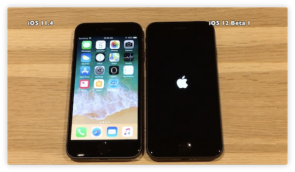 iOS12ベータ iOS11.4 比較 iAppleBytes iPhone8