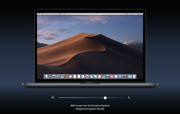 macOS Mojave ダイナミックデスクトップ機能
