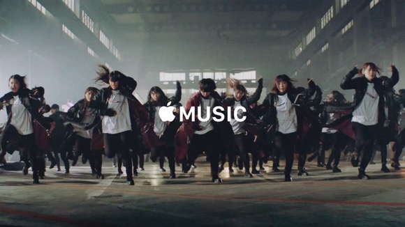 Apple Music ー 4,500万曲の世界へ CM 欅坂46